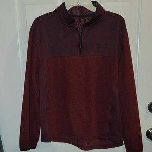 Under Armour Burgundy Quarter-Zip Top